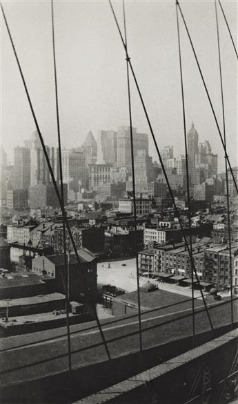 WALKER EVANS (1903-1975) The Brooklyn Bridge Portfolio. 1928-29; printed 1994.